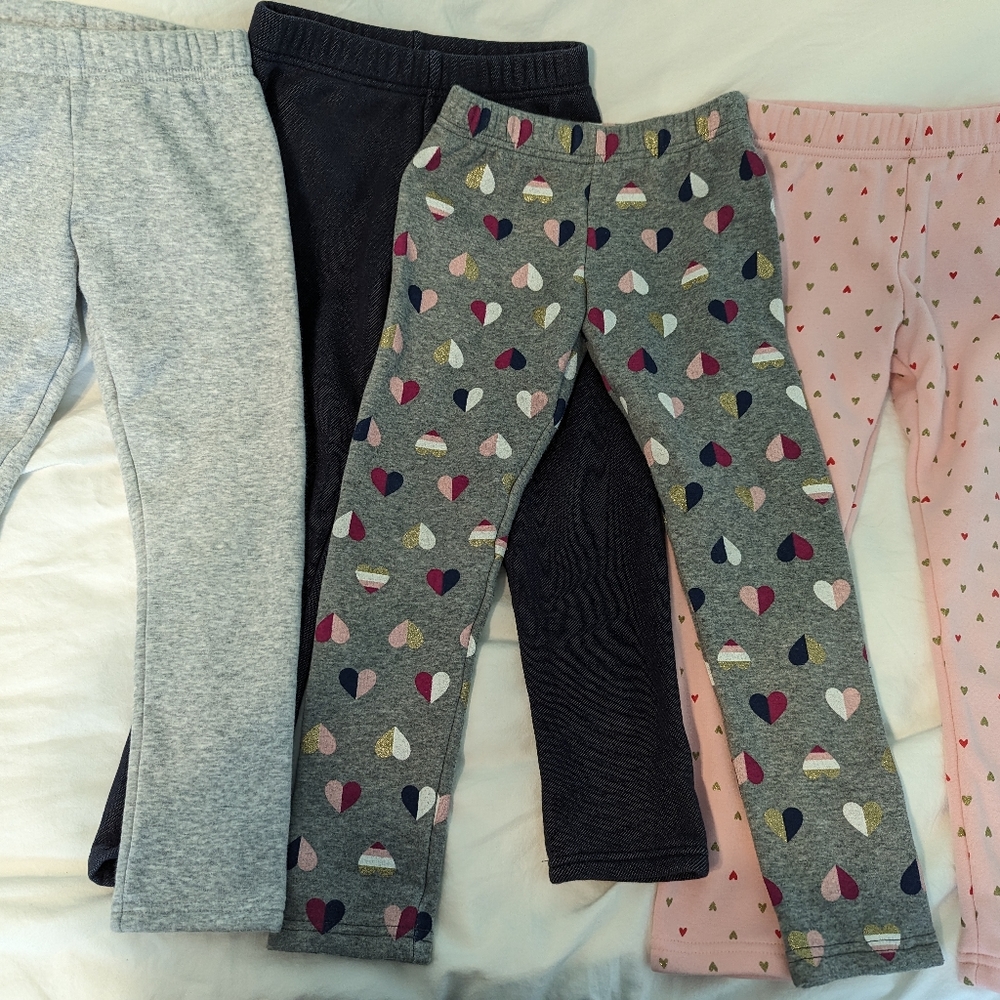 Carter's cozy leggings 4 pairs